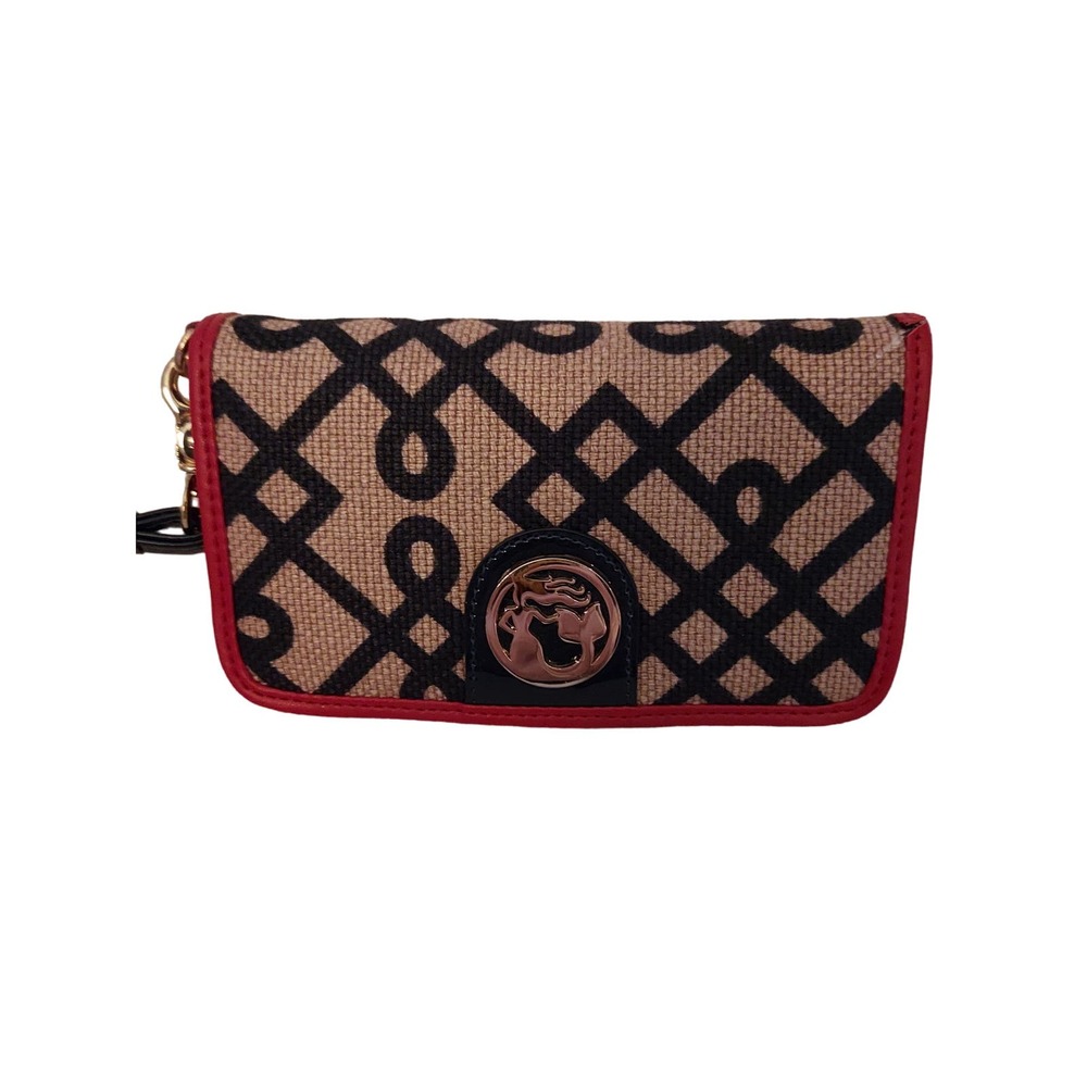 New retired Spartina 449 canvas and leather phone wallet.